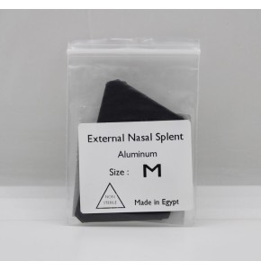 Premium Aluminum External Nasal Splint BLACK