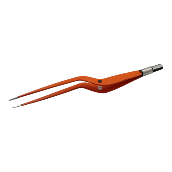 Non-Sticky Crooked Bipolar Forceps (18 cm)